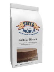 Schoko Biskuit Fertigmischung 1 kg Packung